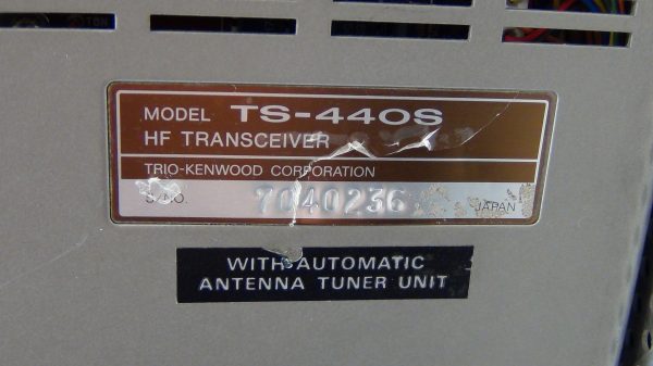 Kenwood TS440SAT Transceiver #4 - Image 3