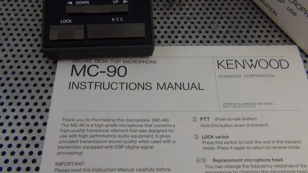 Kenwood MC-90 Microphone - Image 3