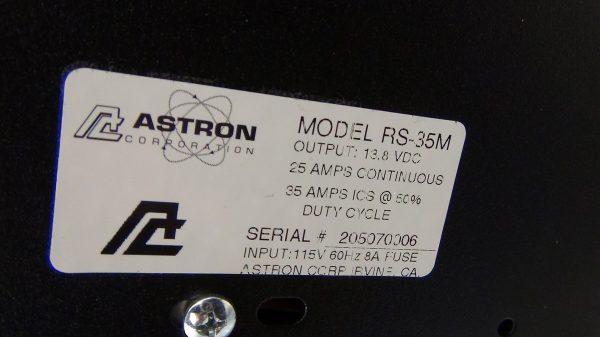 Astron RS-35M Power Supply - Image 4