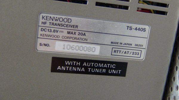 Kenwood TS440SAT Transceiver #3 - Image 9