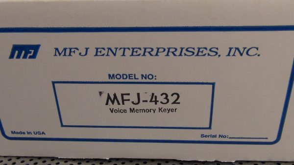 MFJ Voice Memory Keyer - Model MFJ-432 - Image 6