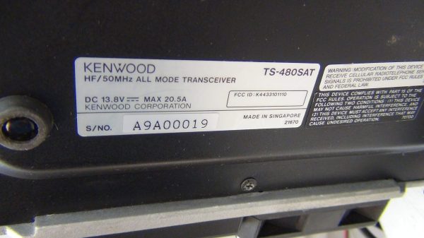 Kenwood TS-480SAT Transceiver #3 - Image 2