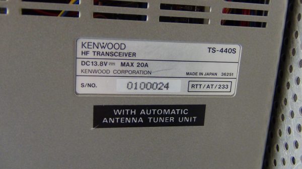 Kenwood TS440SAT Transceiver -2 - Image 6