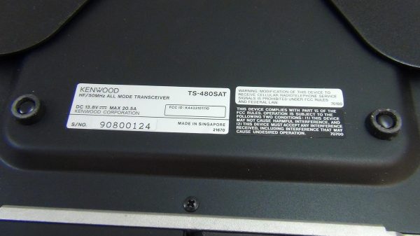 Kenwood TS-480SAT Transceiver #4 - Image 8