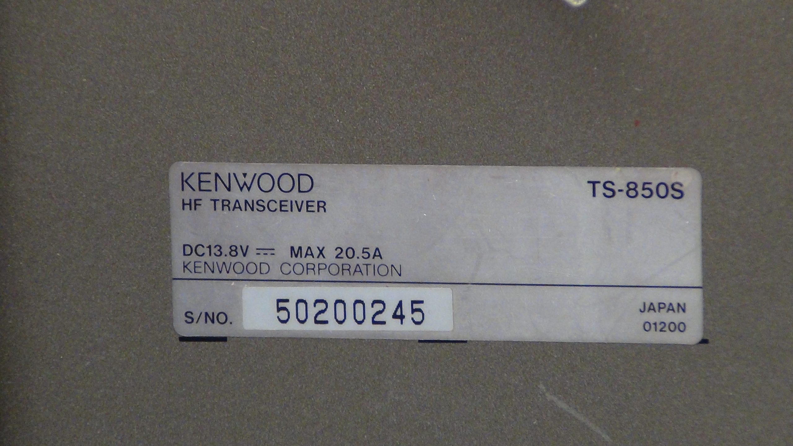 Kenwood TS-850SAT Transceiver #4 - Image 7